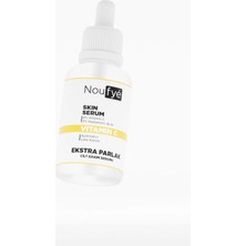 Noufye C Vitamini & Hyaluronik Asit Extra Parlak Aydınlatıcı ve Leke Karşıtı Yüz Serumu 30 ml