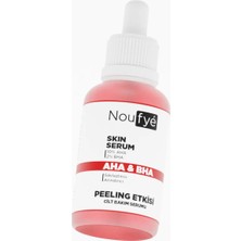 Noufye %10 Aha & %2 Bha & Cilt Tonu Eşitleyici Kırmızı Peeling Cilt Serumu 30 ml