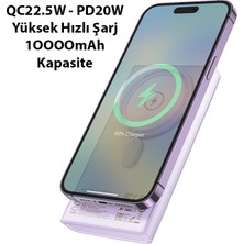 Hoco Q22 Taurus 10000MAH 22.5W+PD20W Magsafe Uyumlu Manyetik Hızlı Şarj Powerbank