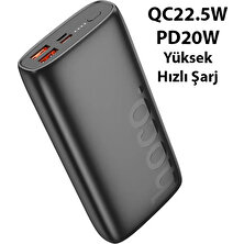 Hoco J122A Respect 22.5W+PD20W 20000MAH Hızlı Şarj Powerbank