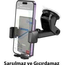 Hoco H49 Torpido Üstü Vantuzlu Araç İçi Telefon Tutucu