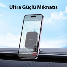 Hoco H33 360° Dönebilen Torpido Üstü Araç İçi Magsafe Manyetik Araç İçi Telefon Tutucu