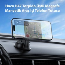 Hoco H47 Torpido Üstü Magsafe Manyetik Araç İçi Telefon Tutucu