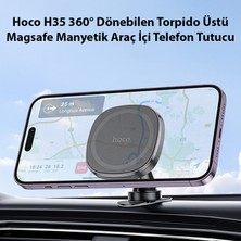 Hoco H35 360° Dönebilen Torpido Üstü Magsafe Manyetik Araç İçi Telefon Tutucu