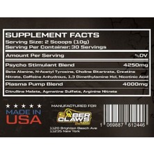 Dietary Supplement Saber Claws Labs Rıddıck Preworkout