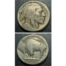 Escoines Koleksiyon 1934-D Amerika 5cent Kızılderili-Bufalo Çt+ Eski Yabancı Madeni Para 3996366579894008BE