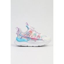 Benetton® Ithal Beyaz Çocuk Bağcık Mekanizmalı Spor Ayakkabı BNI-10256