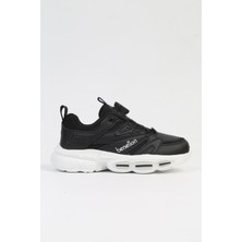 Benetton® Ithal Siyah Çocuk Bağcık Mekanizmalı Spor Ayakkabı BNI-10253