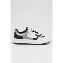 Benetton Benetton® Ithal Beyaz Siyah Çocuk Spor Ayakkabı BNI-10025