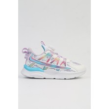 Benetton® Ithal Beyaz Çocuk Bağcık Mekanizmalı Spor Ayakkabı BNI-10254