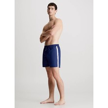 Calvin Klein Mavi Erkek Şort Mayo KM0KM00955C7E
