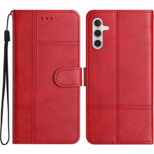 Cool-M Case Samsung Galaxy A35 5g Cowhide Doku Deri Telefon Kapağı Kullanışlı Kayış (Yurt Dışından)