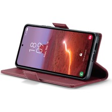 Cool-M Samsung Galaxy A55 5g Manyetik Telefon Kılıfı Rfıd Engelleme Folyosu Stand Kapağı (Yurt Dışından)