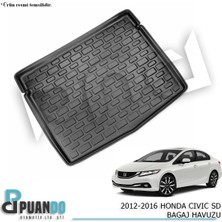 Puando Araca Özel 2012-2016 Honda Cıvıc Sedan Bagaj Havuzu