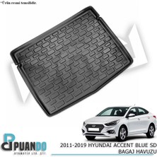 Puando Araca Özel 2011-2019 Hyundaı Accent Blue Sd Bagaj Havuzu