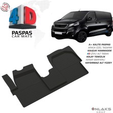 RK Carshop Peugeot Expert Traveller Ferrous 4d Havuzlu Kauçuk Paspas 2018 ve Üstü