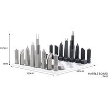 Chıcago Paslanmaz Çelik Satranç Takımı Sk Sku.122S