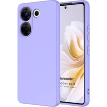 Microsonic Tecno Camon 20S Pro 5g Kılıf Groovy Soft Lila