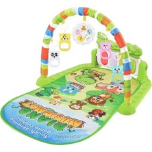 Janjonstar Bebek Pedalı Piyano Spor Standı Müzik 0-36 Ay Bebek Emekleme Paspası Eğitici Erken Eğitim Oyuncak (Yurt Dışından)