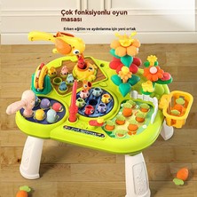 Janjonstar Yeni Çok Fonksiyonlu Oyun Masası Çiftlik Eğlence Parkı Abs Malzeme Ebeveyn-Çocuk Interaktif Bebek Bulmaca Oyuncak (Yurt Dışından)