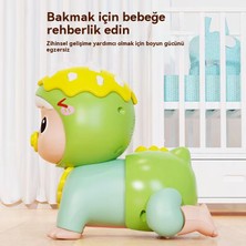 Janjonstar Elektrikli Emekleme Bebek Öğrenme Emekleme Oyuncaklar Bebek Eğitim Head Up Emekleme Aracı Bulmaca Müzik Çocuk 0-12 Ay (Yurt Dışından)