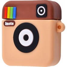 Microsonic AirPods 1. Nesil / 2. Nesil Kılıf Cartoon Figürlü Silikon Crtn-Fgr-Ingrm