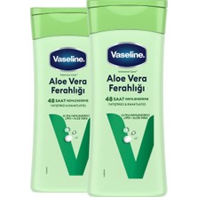 Vaseline Vücut Losyonu Aloe Vera Ferahlığı Kuru Ciltler Için 200  Ml X2