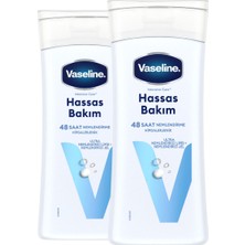 Vaseline Vücut Losyonu Hassas Bakım Kuru Çok Kuru ve Hassas Ciltler İçin 200 ml x2