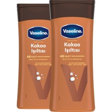 Vaseline Vücut Losyonu Kakao Işıltısı Parlaklığını Kaybetmiş ve Kuru Ciltler İçin 200 ml x2