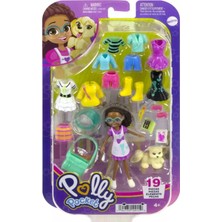 Toyfest Polly Pocket Fashion Pack - Evcil Hayvanlı Aksesuarlı Moda Kombin Eğlencesi Oyun Seti