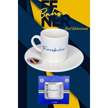 Bayev Fenerbahçe Taraftar Lisanslı Özel Kutusunda Kahve Fincanı - Fenerli Babalar Günü Hediyesi Fb