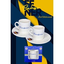 Bayev 2'li Takım Fenerbahçe Taraftar Lisanslı Özel Kutusunda Kahve Fincan Seti Fb Babalar Günü Hediyesi