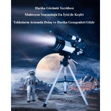 Duhalıne Profesyonel Astronomik Monoklüler 150X Büyütme Teleskop - F30070M