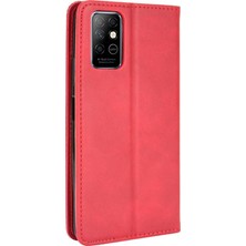 Colorful Shop Infinix Not 8 Cüzdan Pu Deri Manyetik Kapatma Için Kılıf (Yurt Dışından)