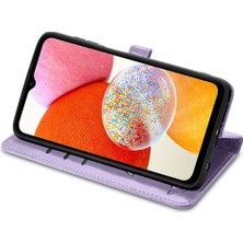 Colorful Shop Samsung Galaxy A14 4g Için Kılıf Deri Kılıf Kapak Çevirin Darbeye Karikatür (Yurt Dışından)