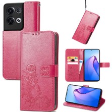 Colorful Shop Oppo Oppo 8 Pro Flip Kapak Kılıf Için Dört Yapraklı Yonca Iş (Yurt Dışından)