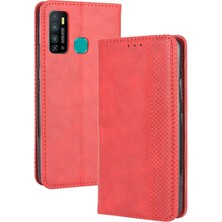 Colorful Shop Infinix Sıcak 9 Pu Deri Cüzdan Manyetik Kapatma Için Kılıf (Yurt Dışından)