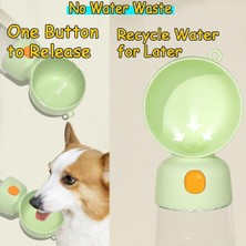 Toyfest Kedi Köpek Evcil Hayvan Portatif Seyahat Amaçlı Suluk ve Mama Kabı - 400 ml + 180 ml