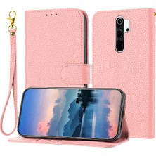 Colorful Shop Telefon Kılıfı Için Xiaomi Redmi Not 8 Pro Kart Yuvaları Tutucu Litchi Desen Pu (Yurt Dışından)