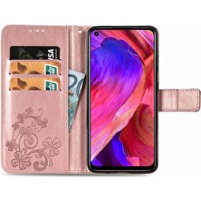 Colorful Shop Oppo A93 5g Flip Kapak Kılıf Için Kılıf Zarif Iş Kısa Dört (Yurt Dışından)