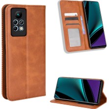 Colorful Shop Infinix Not 11 Pro Pu Deri Manyetik Kapatma Cüzdan Için Kılıf (Yurt Dışından)