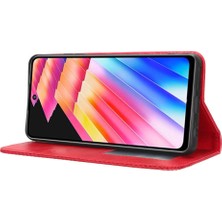 Colorful Shop Infinix Sıcak 30 4g Cüzdan Pu Deri Manyetik Kapatma Için Kılıf (Yurt Dışından)