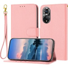 Colorful Shop Onur 50 Pro Litchi Desen Kart Yuvaları Için Telefon Kılıfı Tutucu Cüzdan Pu (Yurt Dışından)