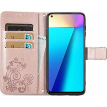 Colorful Shop Infinix Not 7 Için Kılıf Zarif Iş Dört Yapraklı Yonca Kapak Çevirin (Yurt Dışından)