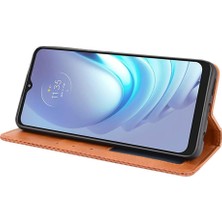 Colorful Shop Motorola Moto G50 Cüzdan Manyetik Kapatma Pu Deri Kılıf (Yurt Dışından)