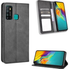 Colorful Shop Infinix Sıcak 9 Pu Deri Cüzdan Manyetik Kapatma Için Kılıf (Yurt Dışından)