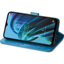 Colorful Shop Tcl 30 Xe 5g Dört Yapraklı Yonca Zarif Iş Kısa Kayış Flip Için Kılıf (Yurt Dışından)