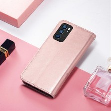 Colorful Shop Oppo Case 6 5g Için Zarif Iş Çevirme Kapağı Dört Yapraklı Yonca (Yurt Dışından)