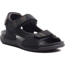 Carlaverde  Erkek Anatomik Deri Sandalet