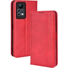 Colorful Shop Infinix Not 11 Pro Pu Deri Manyetik Kapatma Cüzdan Için Kılıf (Yurt Dışından)